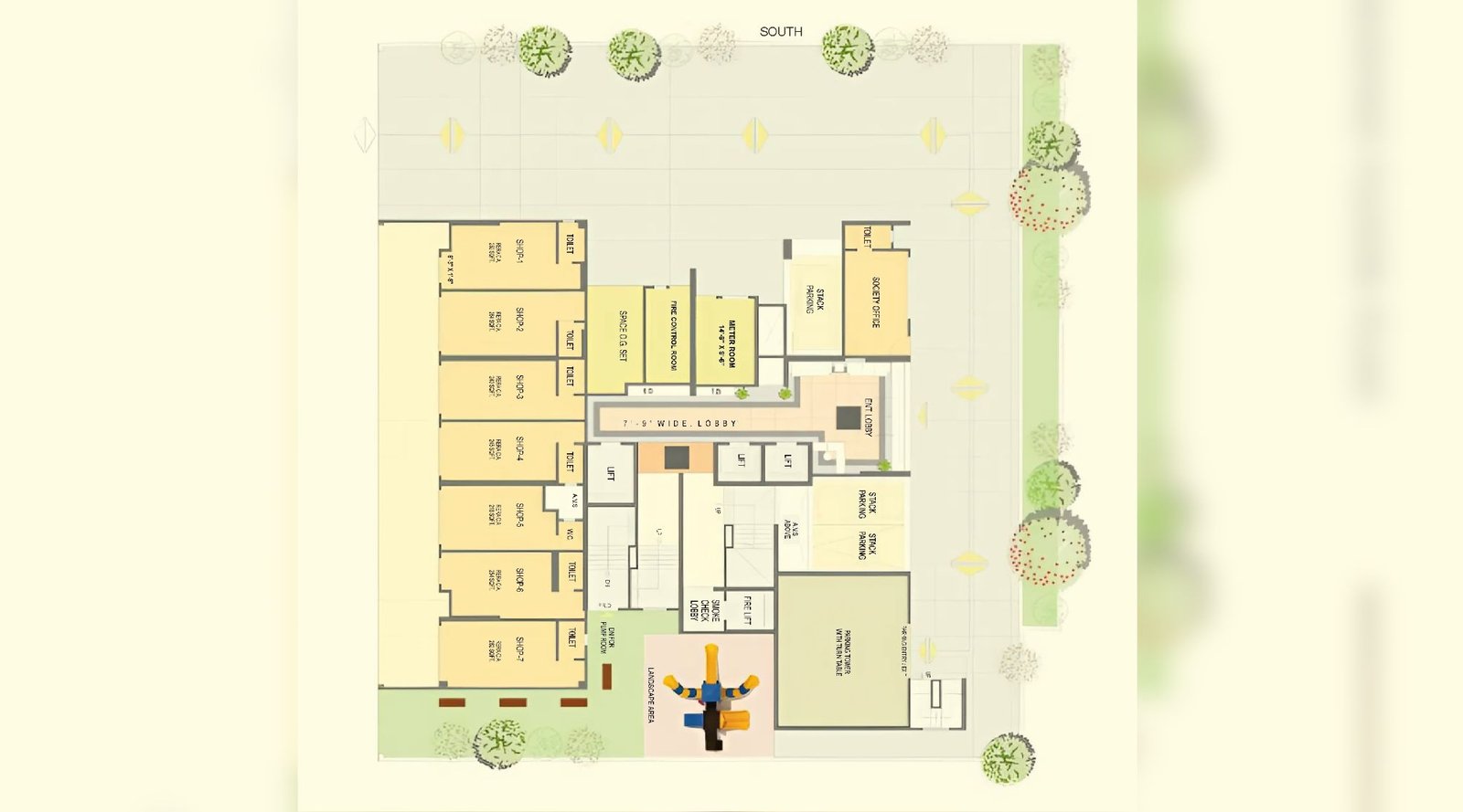Omkaar-The-Grand-Ground-FLoor-Typical-FLoor-Plan